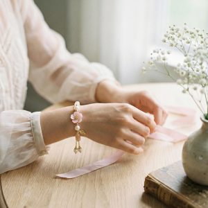 vòng tay đá thạch anh hồng 3