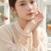 vòng tay đá thạch anh hồng 6